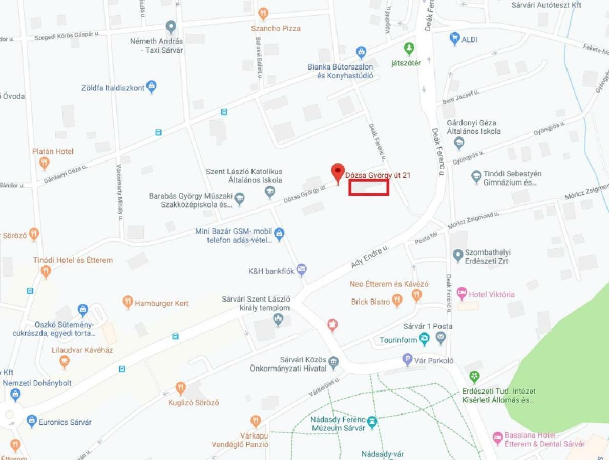Trika Apartman Sárvár 외부 사진